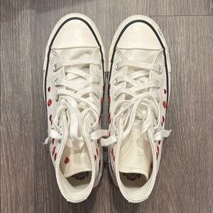 Converse Chuck Taylor Hearts All Star High-Top Sneaker Hearts and Roses Size 6